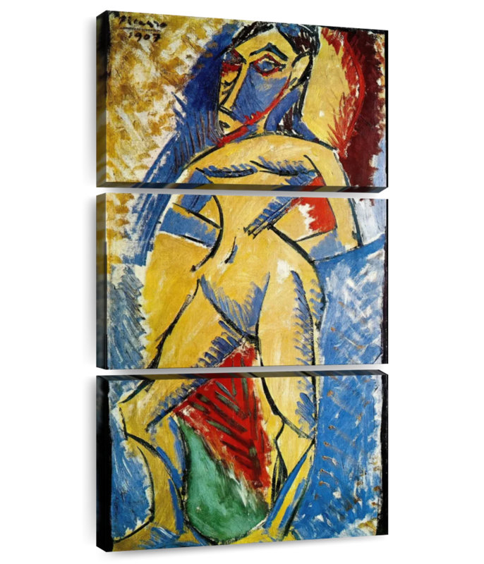 Femme nue 1907, H 75 po x l 36 po