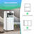 Costway 8000 BTU Portable Air Conditioner for 230 Square Feet with Remote Included