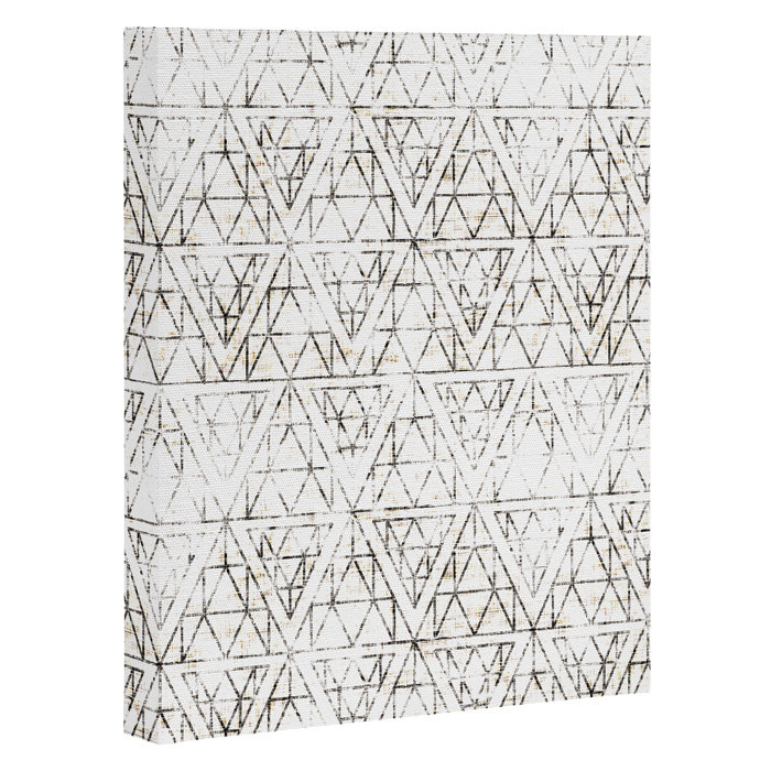 Rustique diamond, impression sur toile tendue, H 10 po x l 8 po x P 1,5 po