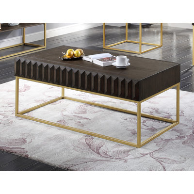 Rodolfo Frame Coffee Table with Storage by Willa Arlo Interiors