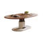 Brown Vintage Height Adjustable Coffee & Tea Tablefor Home Use-132674152