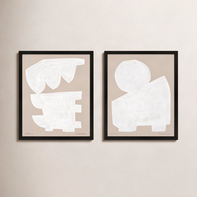 Gallman "Modules in White" 2-Piece Print Set