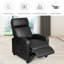 Fauteuil inclinable massant en simili-cuir-1809471057