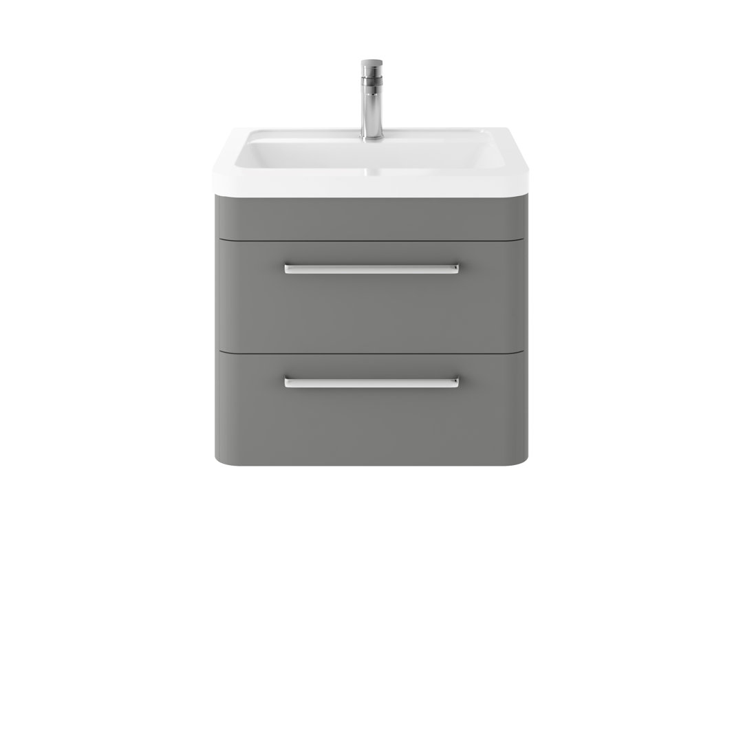 Solar 600mm Wall Hung Single Vanity
