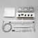 Thermostatic All-In-One Kit with Rough in-Valve