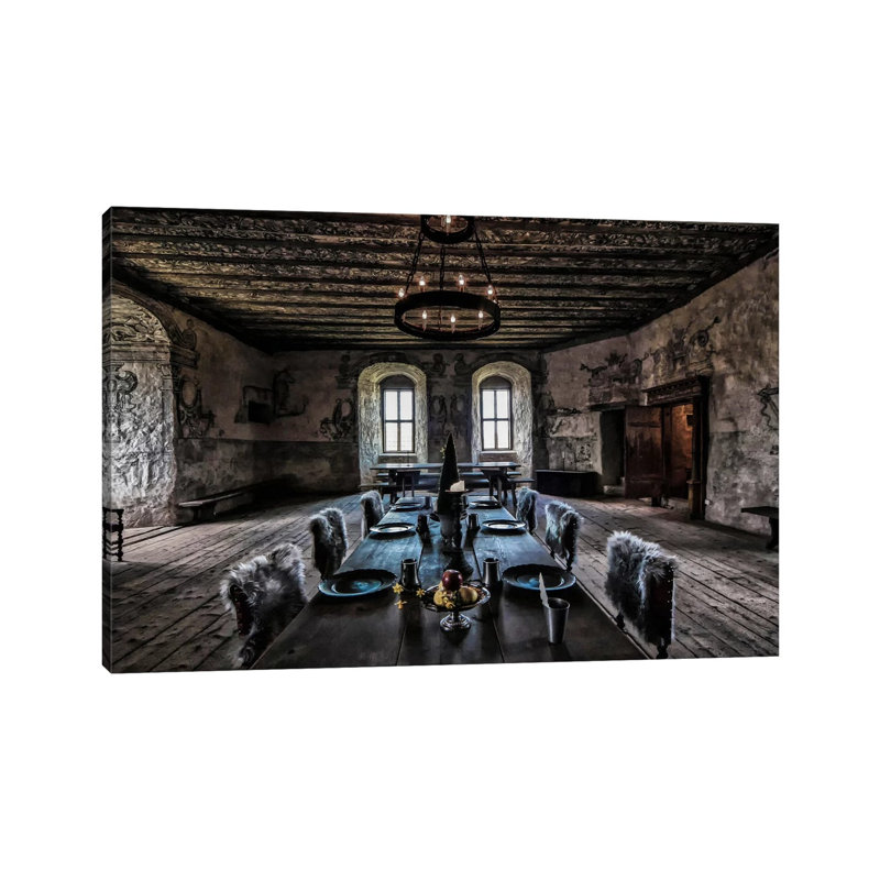 Torpa Stone House by Benny Pettersson - Wrapped Canvas Print, 20.32cm H x 30.48cm W x 1.91cm D