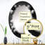 Pramit - Abstrait géométrique noir et blanc III - Miroir mural géométrique moderne-99569555