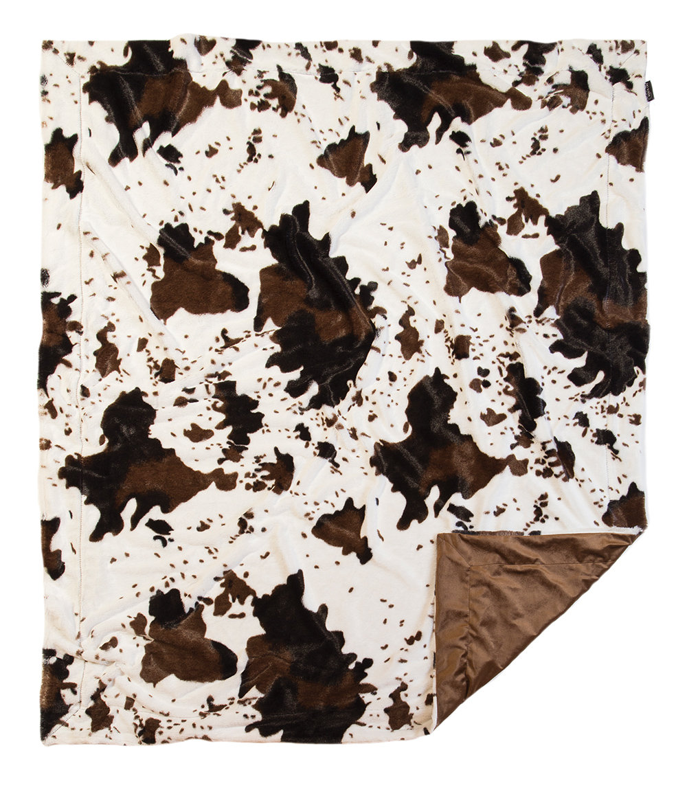 Cow Print Throw Blanket