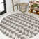 Taos Moroccan Triangle Geometric Cream/Gray Rug