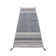 Azizi Striped Hand Woven Cotton Grey Rug
