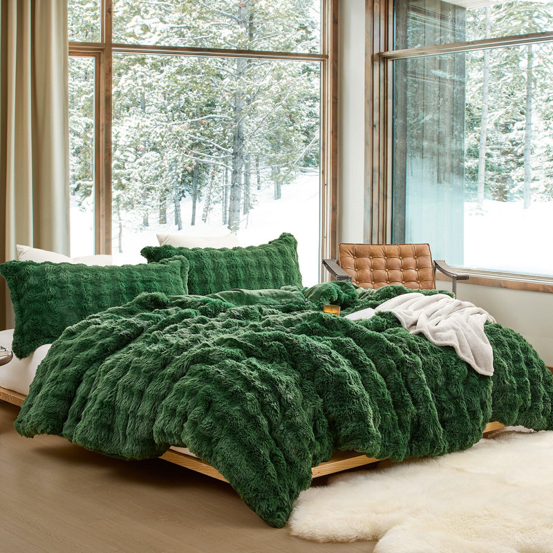 Snowball Chunky Bunny - Coma Inducer Oversized Comforter Set, Green