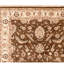 High-Quality Hand-Knotted Brown And Beige Area Rug