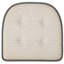 Coussin de siège en mousse à mémoire de forme en U de qualité supérieure épais et confortable Coussin de siège capitonné antidérapant Housse de siège intérieure en caoutchouc antidérapant de 17 po x 16 po pour bureau, chaises de cuisine, gris anthracite, paquet de 6-88354992
