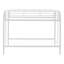 Lits superposés en métal peu encombrants, design moderne pour la maison, finition blanche