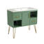 36'' Bathroom Vanity With Resin Sink Combo Set