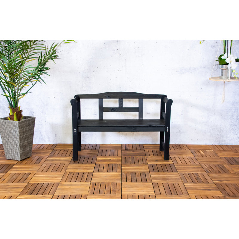 Influencer Solid Wood Pine Outdoor Bench