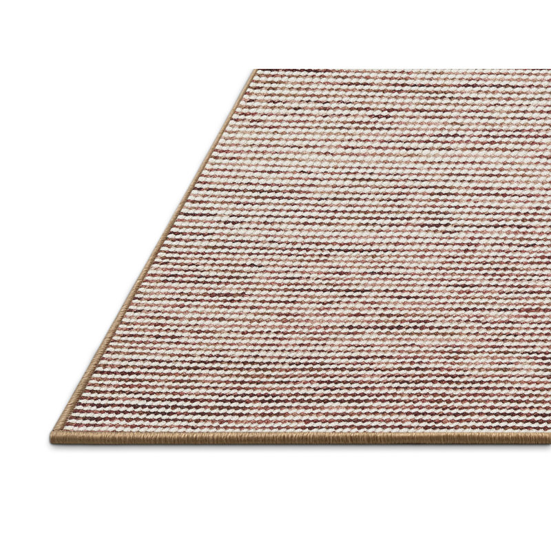 Beige contemporain/Tapis décoratif brun, Rectangle de 5 pi x 7 pi