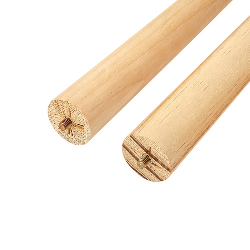 Alysiah Solid Wood Table Leg, 33cm H x 4.5cm W x 3cm D, Pine Brown