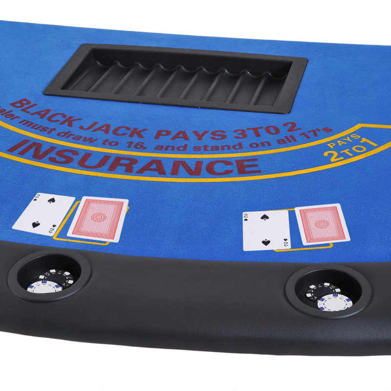 Soozier Soozier 71.75'' 7 - Player Foldable Poker Table