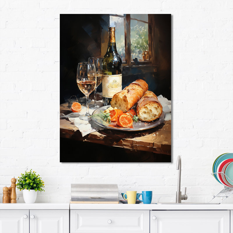 Hecket Food Beer A Festive I, H 20 po x l 12 po x P 1 po, Toile tendue