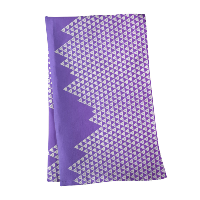 Tea Towel Kitchen Towel, Cotton Twill, Pink/Purple