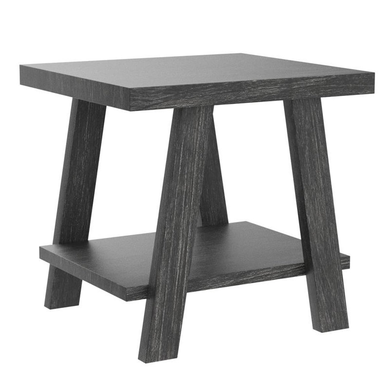 Table de bout Contemporary, Gris anthracite