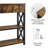 80cm Console Table with 1 Drawer and 2 Open Shelves-93582384