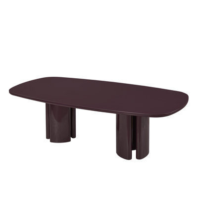 Chuy Lacquer Oval Dining Table