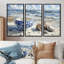 «Beach Pottery in Blue and White Tones III», ensemble de reproductions d'art mural-107182164-107182172