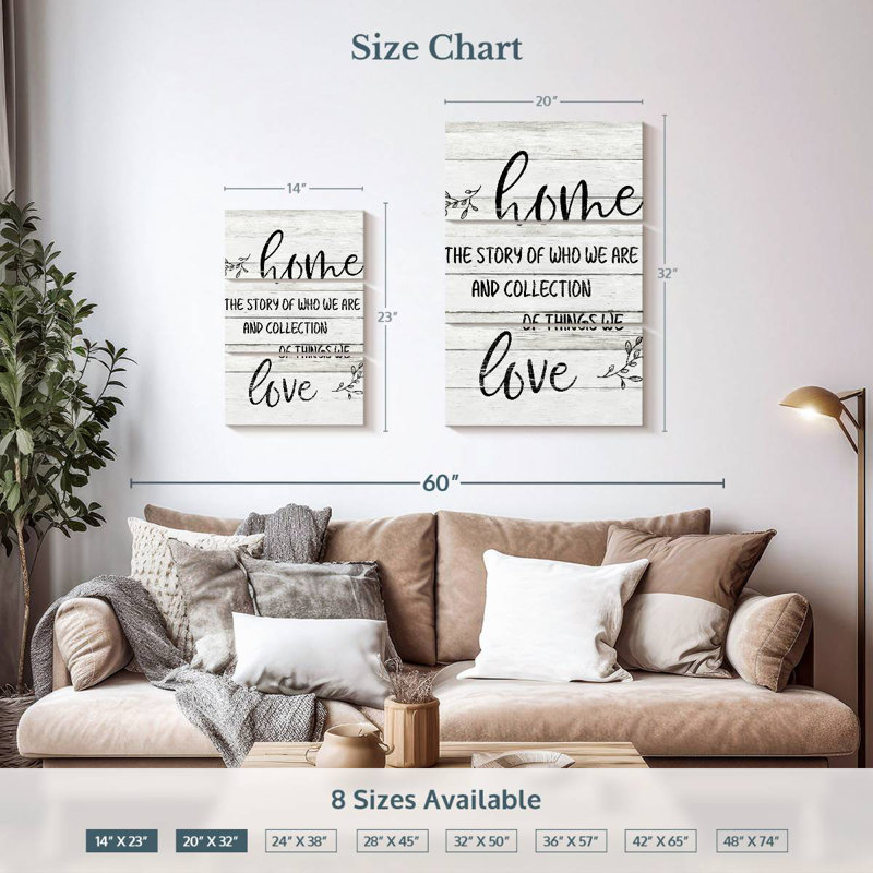 Plaque murale Kema Home Love, H 32 po x l 20 po