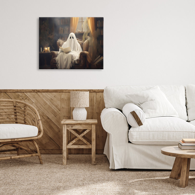 «Peaceful Reading Ghost», conception par LSR Design Studio, H 16 po x l 20 po