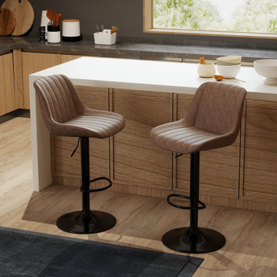 Tabouret de bar pivotant à hauteur réglable Moniq
