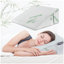 Memory Foam Wedge Pillow with Adjustable Support, Ergonomic Cushion for Back, Neck & Leg with Removable Cover