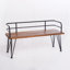 BANC INDUSTRIEL EN BOIS ET MÉTAL