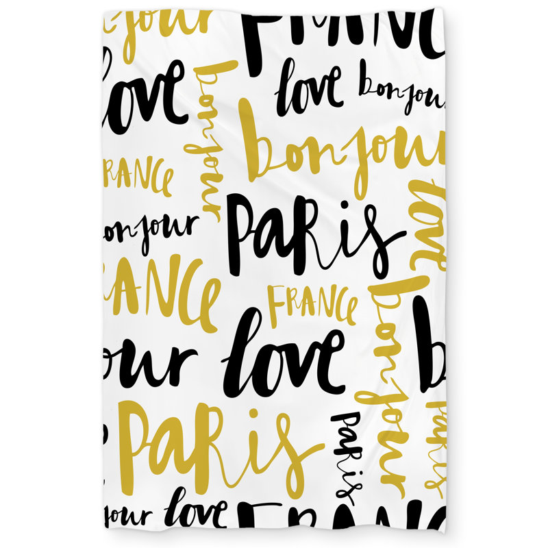 Bonjour Paris Bedroom Duvet Cover - Stylish Home Decor