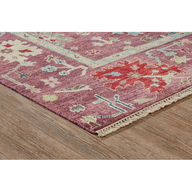 Cicely - Burgundy, Rectangle 9' x 12'