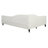 Full Size L-Shaped Linen Daybed, With Solid Wood Legs-1079133136