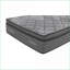Matelas, grand matelas de 14 po + matelas en mousse viscoélastique | Mousse + ressort | Gris clair