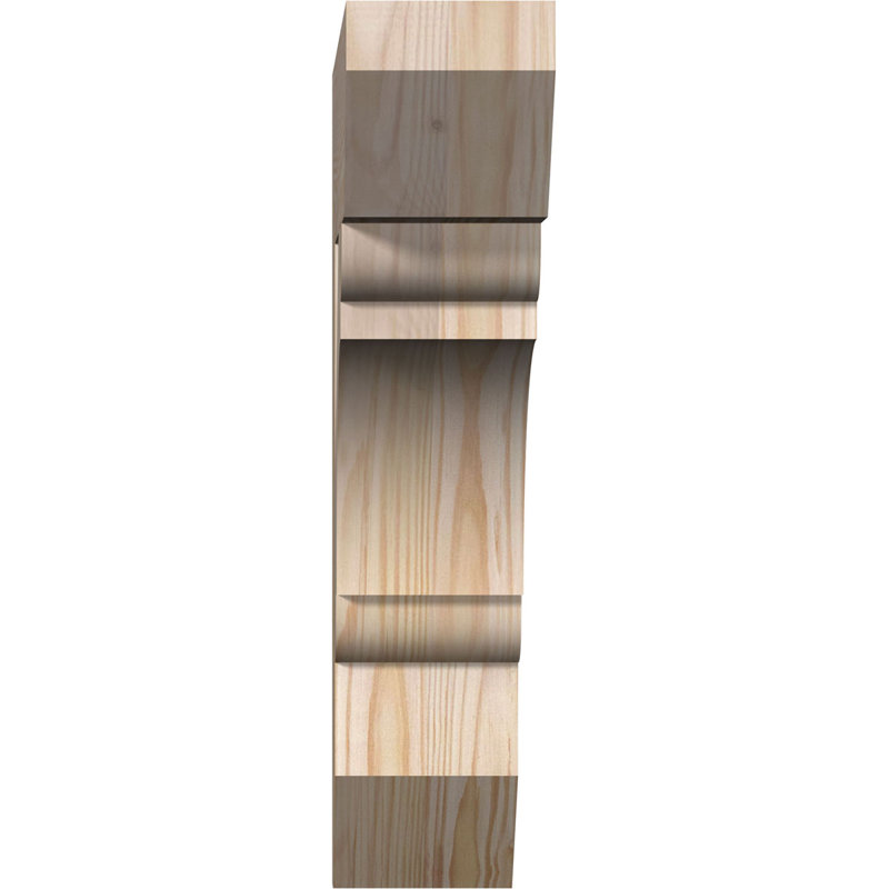 Support latté 3 1/2 po x P 16 po x H 16 po, sapin Douglas, Douglas (lisse), H 16 po x l 3,5 po x P 16 po
