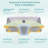 Ergonomic Contour Side Sleeper Pillow With Zoned Neck & Shoulder Support, Pressure-Relief Design For Side And Back Sleepers-1270901961