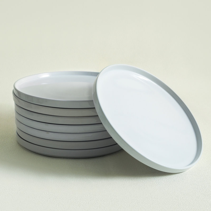 Celina Dinnerware Set Stoneware, White, 24 Pieces