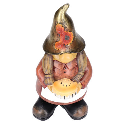 Statues de gnomes de jardin à l'apparence mignonne d'ornements de pelouse colorés antirouille pour des décorations pour la maison