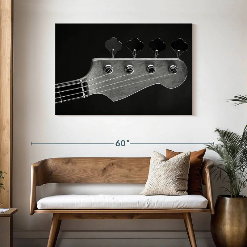 Tête de guitare Abarca, H 30 po x l 45 po