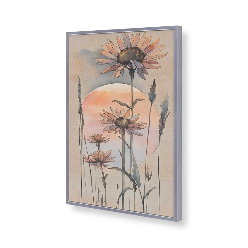 «Blossoms at Dusk», Chrome poli, H 21,25 po x l 17,25 po