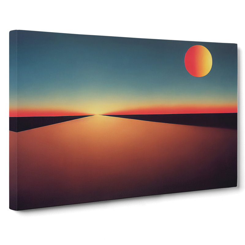 Sunset Vol.5 - Wrapped Canvas, 35cm H x 50cm W x 3cm D