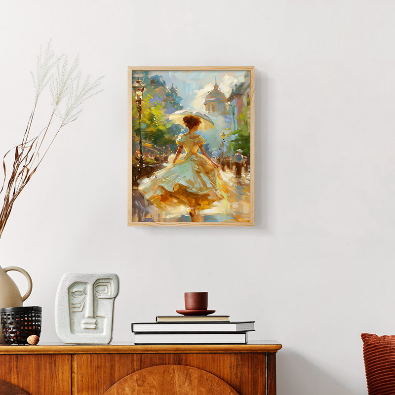 "WOMEN Series DCCLxxv" par J Paul, Naturel / naturel, H 11 po x l 9 po