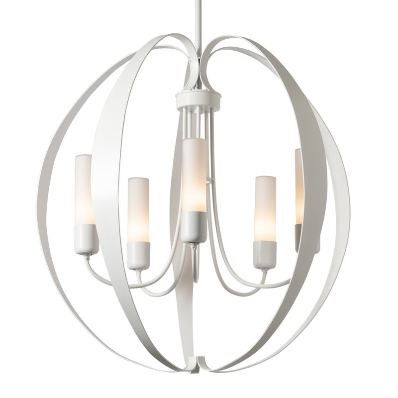 Pomme 5 - Light Outdoor Pendant, Opal Glass, Coastal White