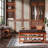 39 Inch Solid Wood Engryway  Bench With Shoe Storage, Tufted PU Leather Lift-Top Storage Bench For Entryway, Mudroom & Bedroom