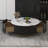 Jahnea Round Coffee Table with Storage, 2 Drawers-988973400-988973399
