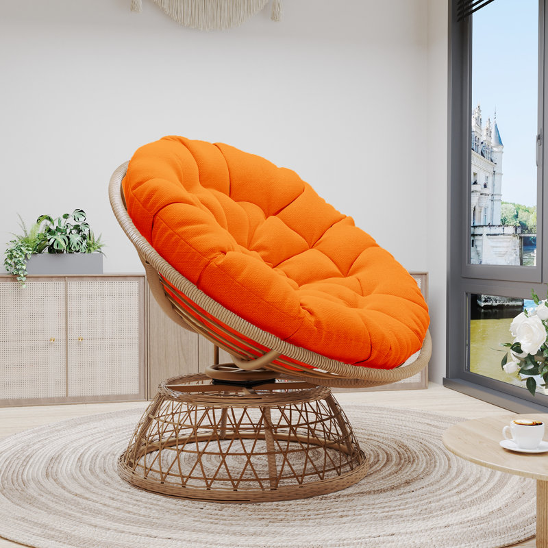 Flâneuse Papasan, Orange